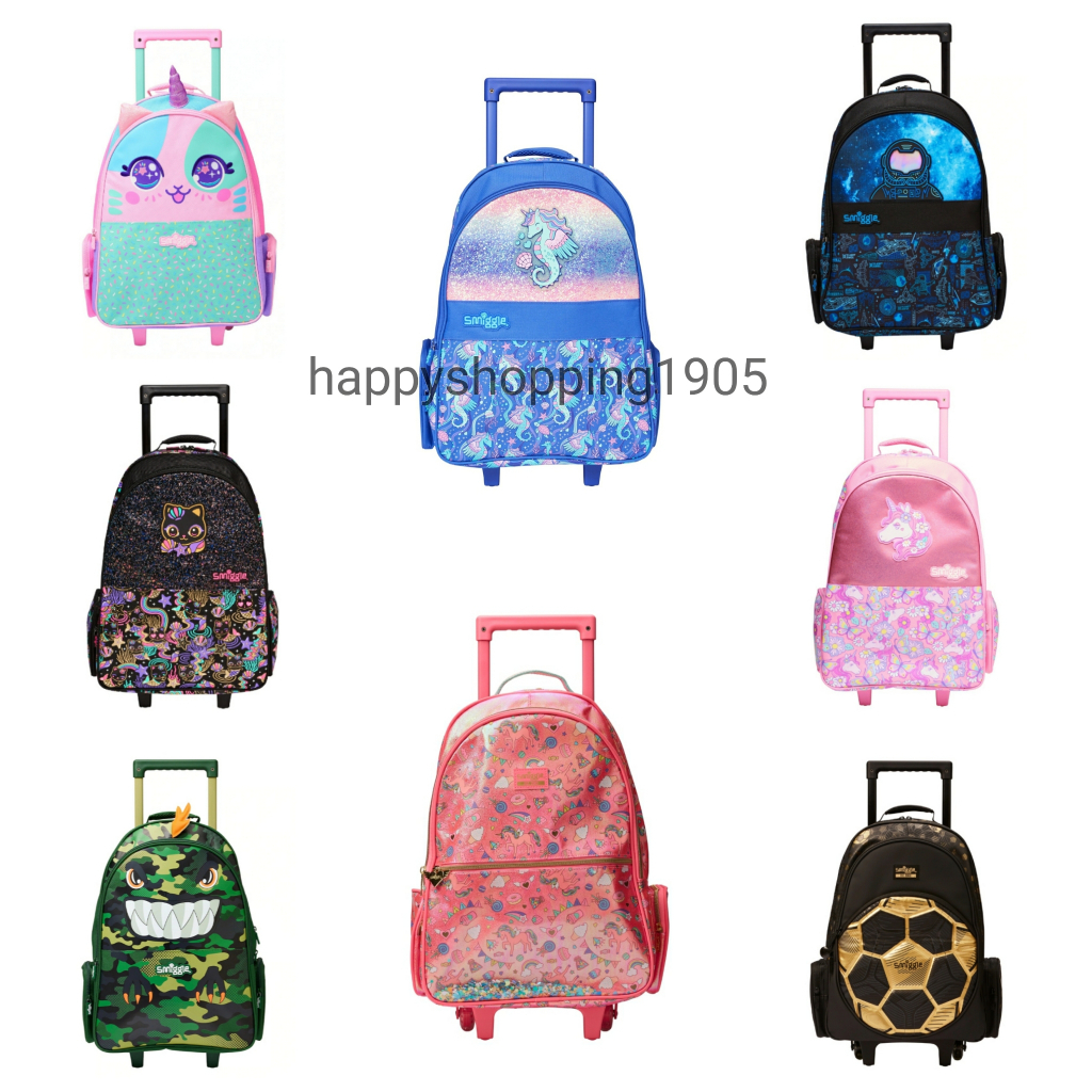 READY STOCK Smiggle Trolley Marvel, Smiggler, Smiggle Trolley Ariel, Cinderella, Dino, Fiesta, Score