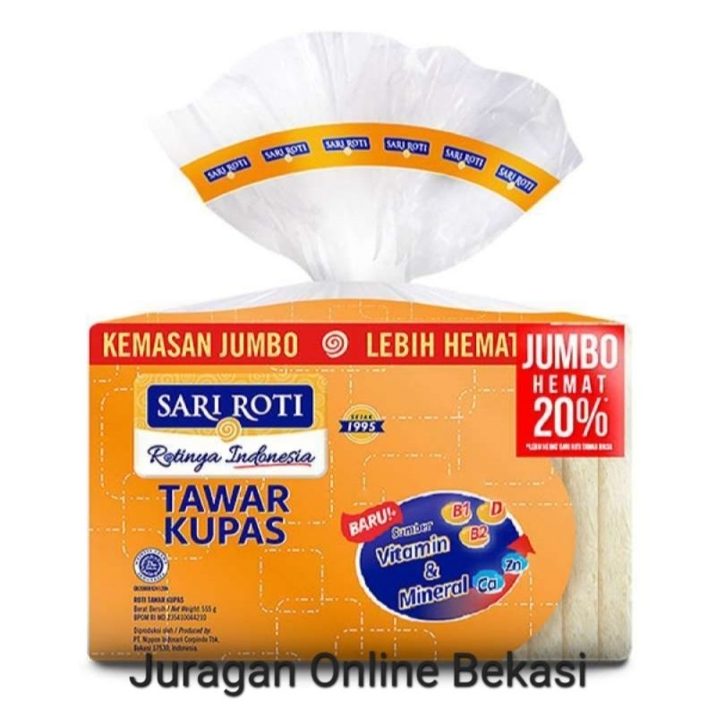 

SARI ROTI TAWAR KUPAS JUMBO [300gr]