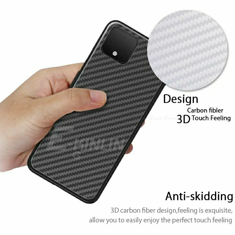 Skin Carbon 3D Google Pixel 1 2 2 xl 3 3a xl 4 4a 4xl 5 5a 6 6a 7 7 Pro