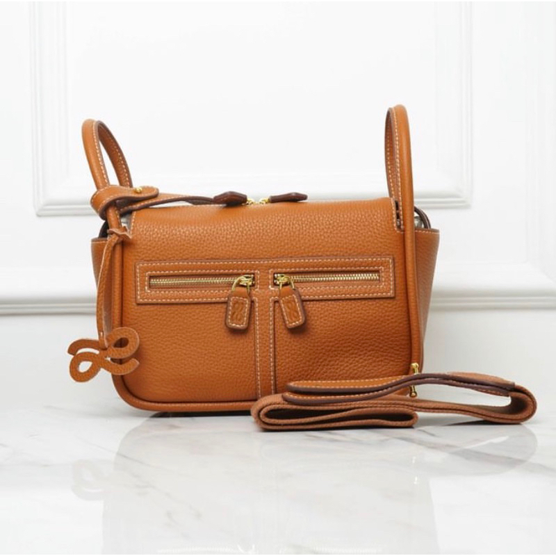 LITTLE BUNNY BAG ZIPPY 22 LEATHER (GOLD)