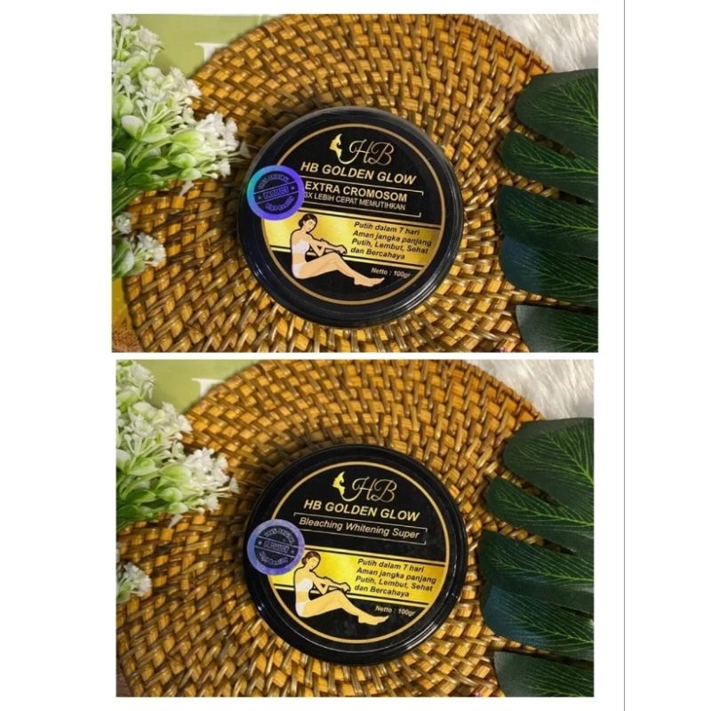 BLEACHING & HB GOLDEN GLOW EXTRA CROMOSOM PEMUTIH AMPUH DAN AMAN