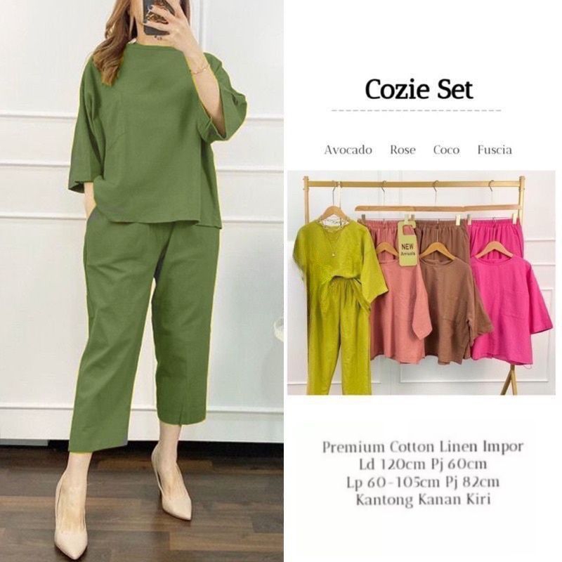 New SetCel Cozie Matt Cotton Linen import premium