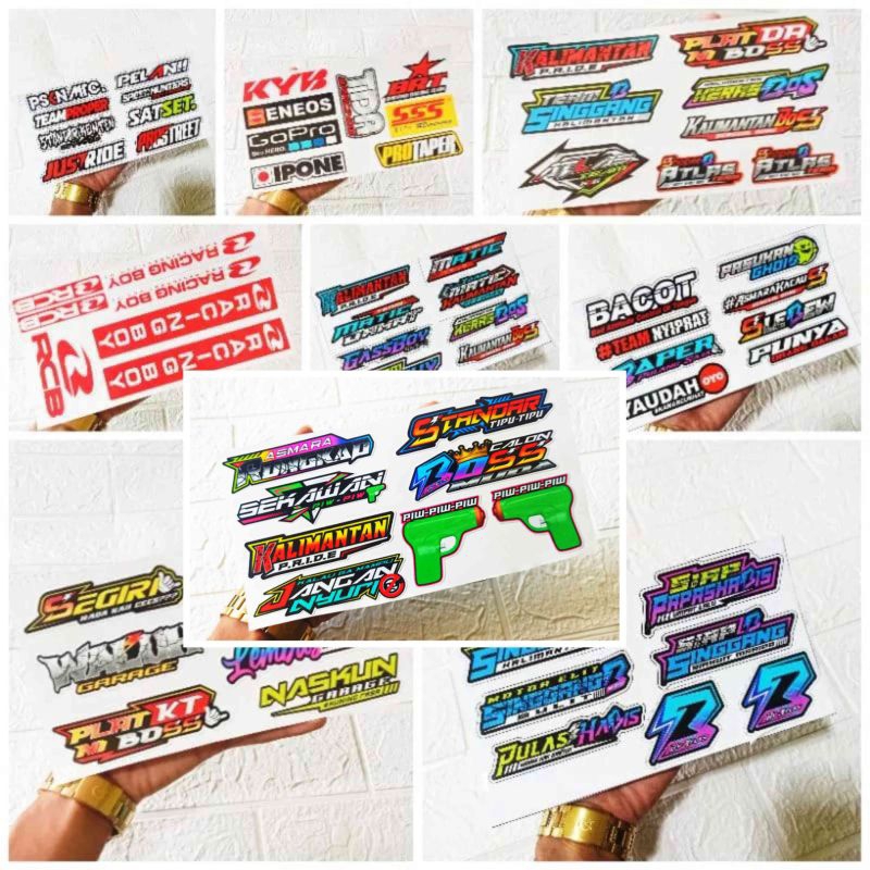 STIKER SET PACK STICKER VIRAL KEREN