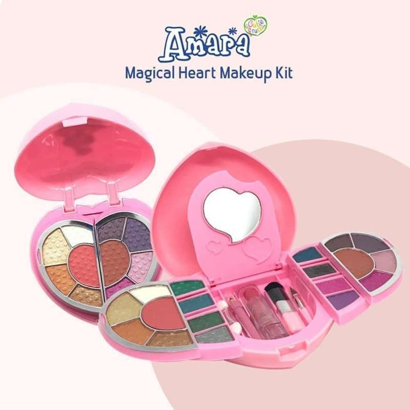 Amara Beauty Kit Magical Heart for Kids / Makeup Anak / Kosmetik Anak