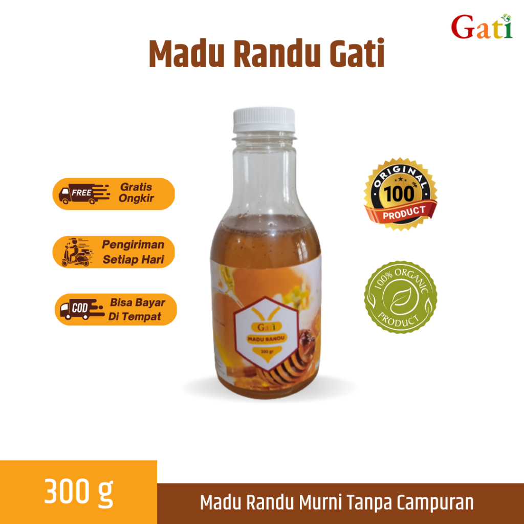 

Madu randu asli 250g - 100% Madu Murni Tanpa Campuran/Madu Murah Asli Terlaris