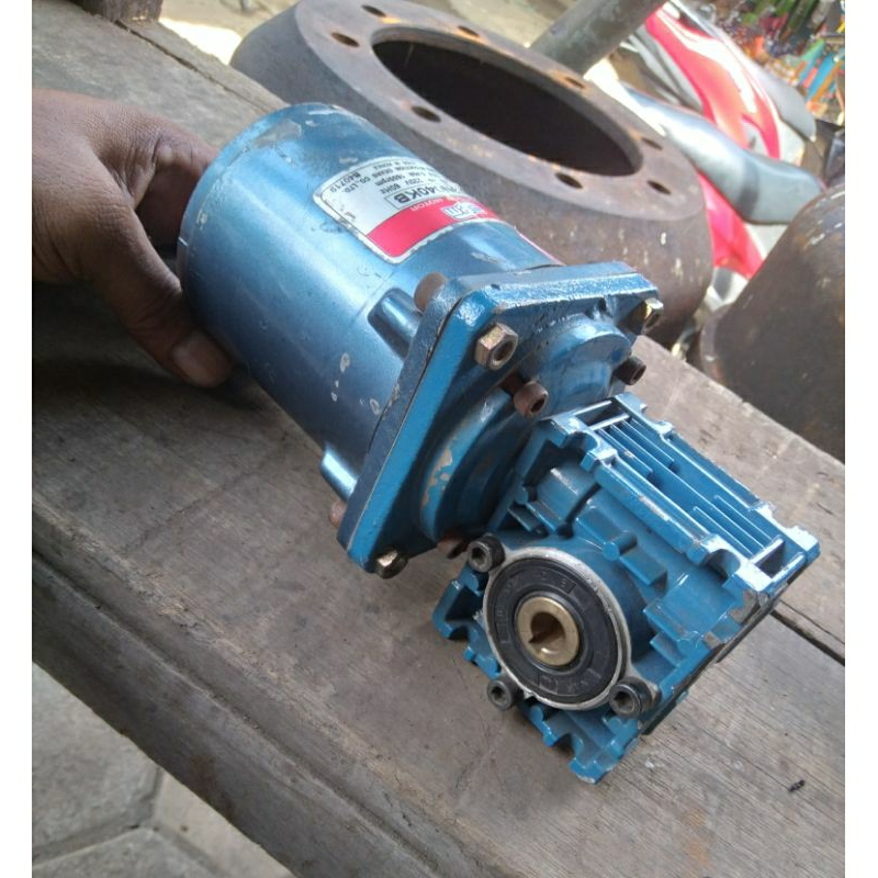 Ac Motor Gearbox Worm Ratio 1 50 40W