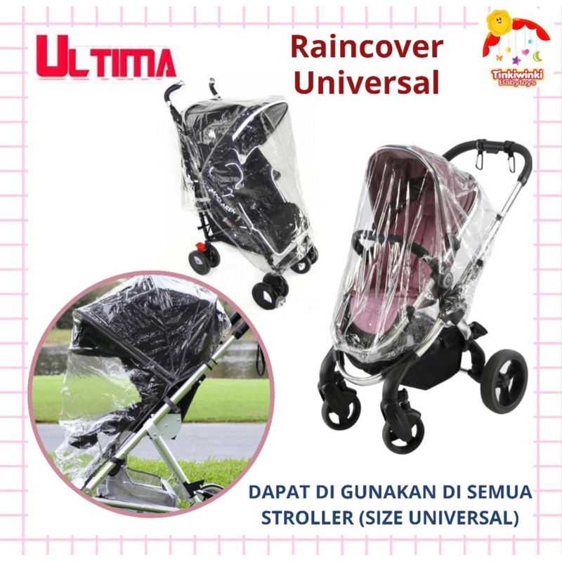 Ultima Stroller Raincover Rain cover Stroller Penutup Stroller Anti Hujan