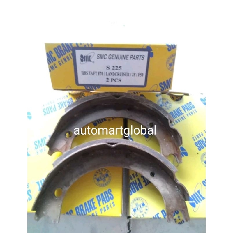 hand brake shoe kampas rem tangan Toyota hardtop 2f