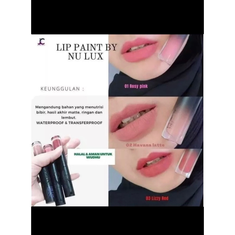 Nu Lux Lip Paint Nu amoorea Original