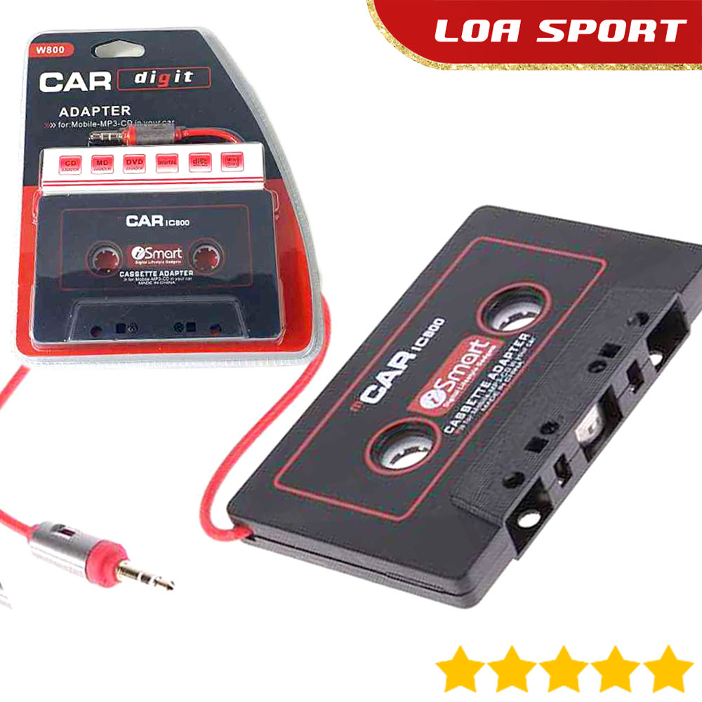Kaset Adapter Konverter Audio Tape Mobil Jadul Cassette Adapter