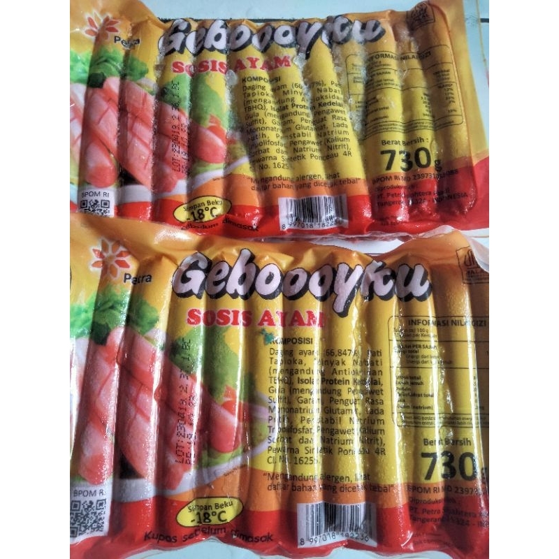 

Sosis Geboooy 730 gram
