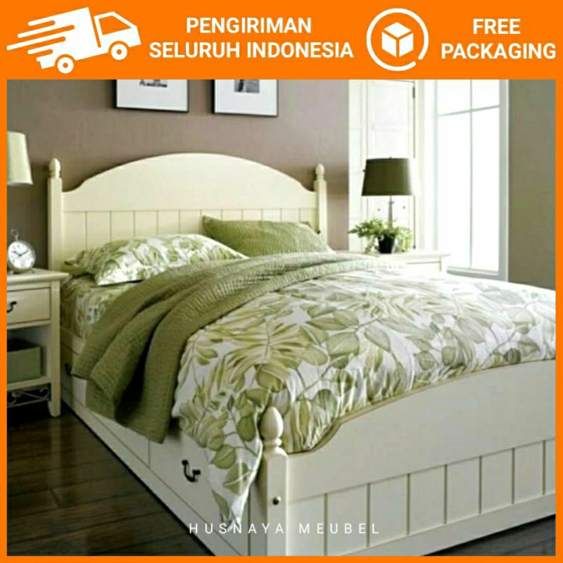 DIPAN TEMPAT TIDUR DENGAN LACI MINIMALIS MODERN | PRODUK JEPARA