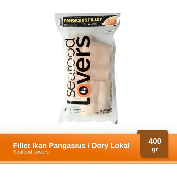 

Seafood Lovers Ikan Pangasius / Ikan Patin / Dory 400gr