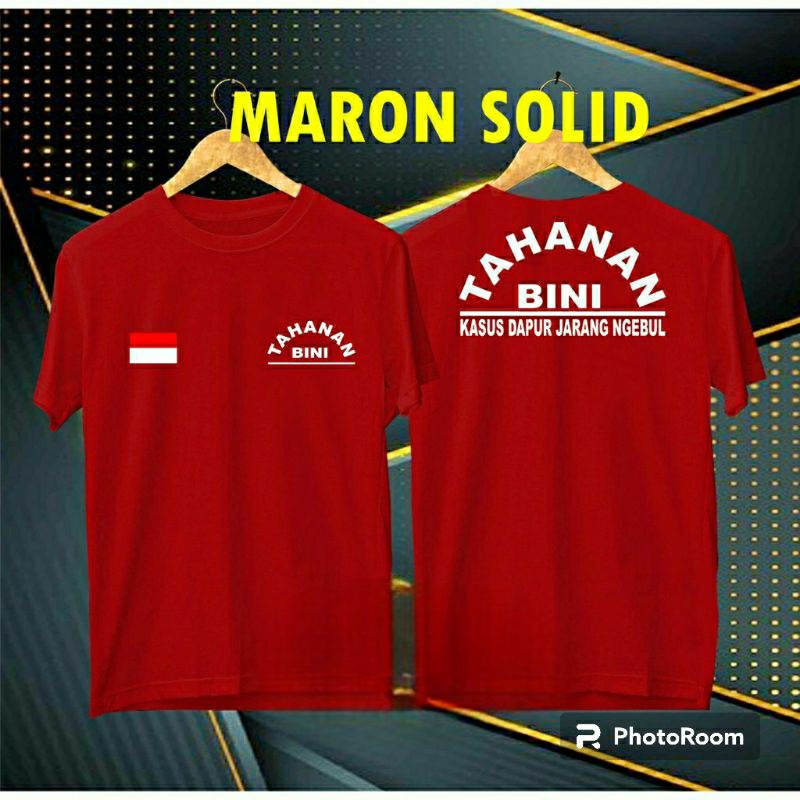 Cod Promo Diskon Gratis Ongkir Tahanan Bini bdr Pakaian Pria Pakaian Wanita Kaos Hits Distro Bndung / kaos pria kaos murah wanita pria distro