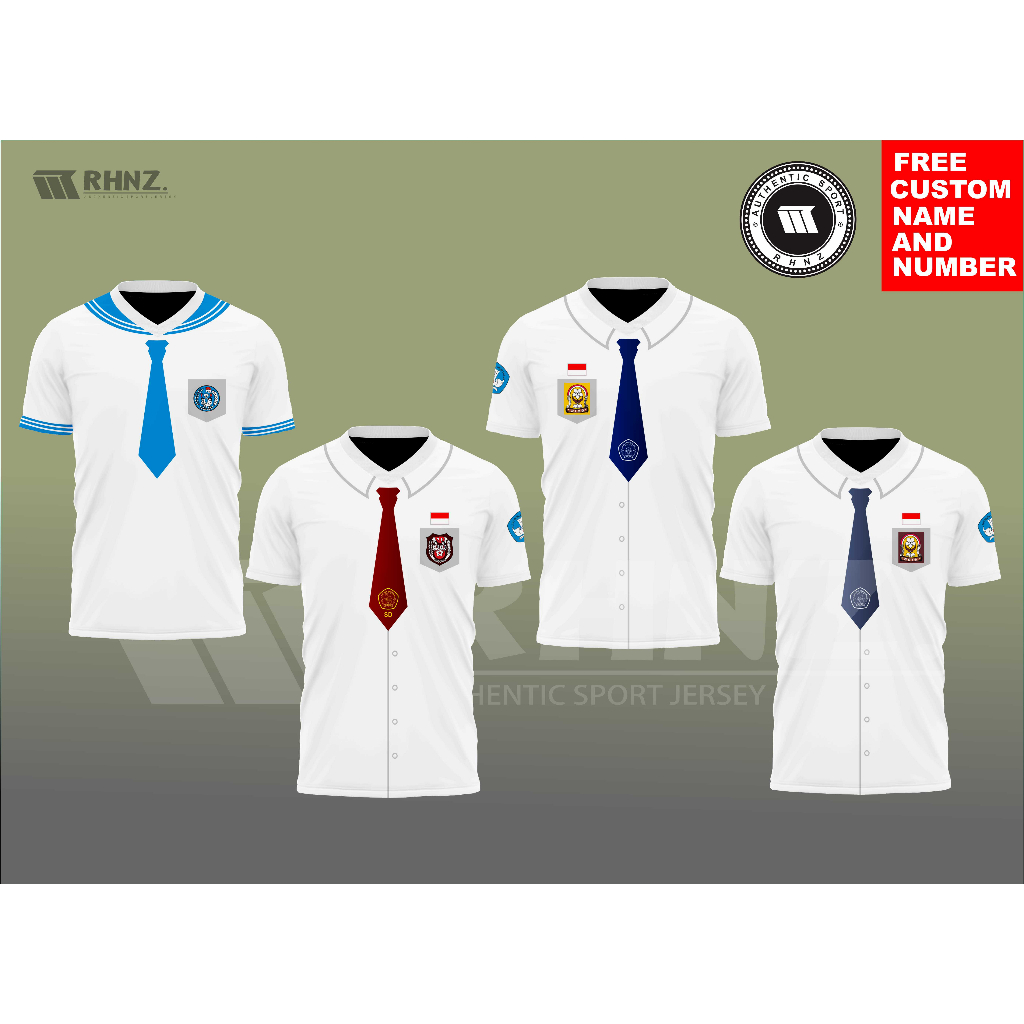 JERSEY PRINTING SERAGAM UNIK TERBARU/JERSEY PREMIUM BAJU SD SMP SMK/SERAGAM ANAK TK JERSEY/BAJU FULL