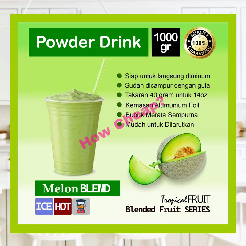 Bubuk Melon Blend 1kg [Ready to Drink] #034