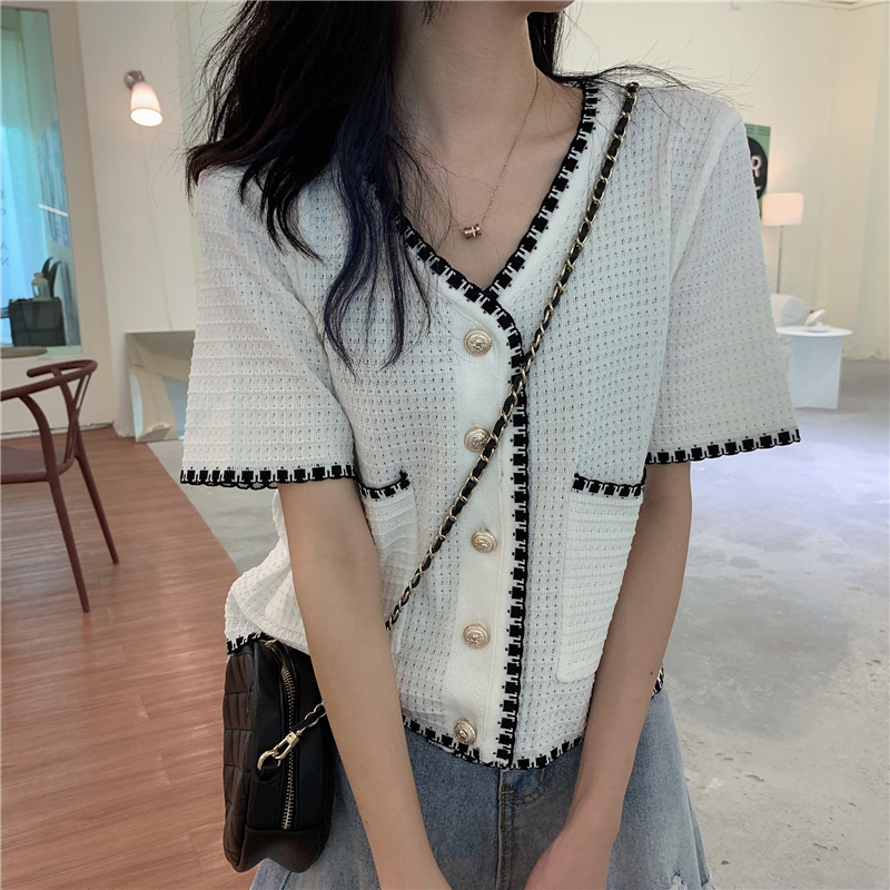 [COD]2 warna cardigan rajut atasan crop top kardigan rajut lengan panjang fashion korea style wanita