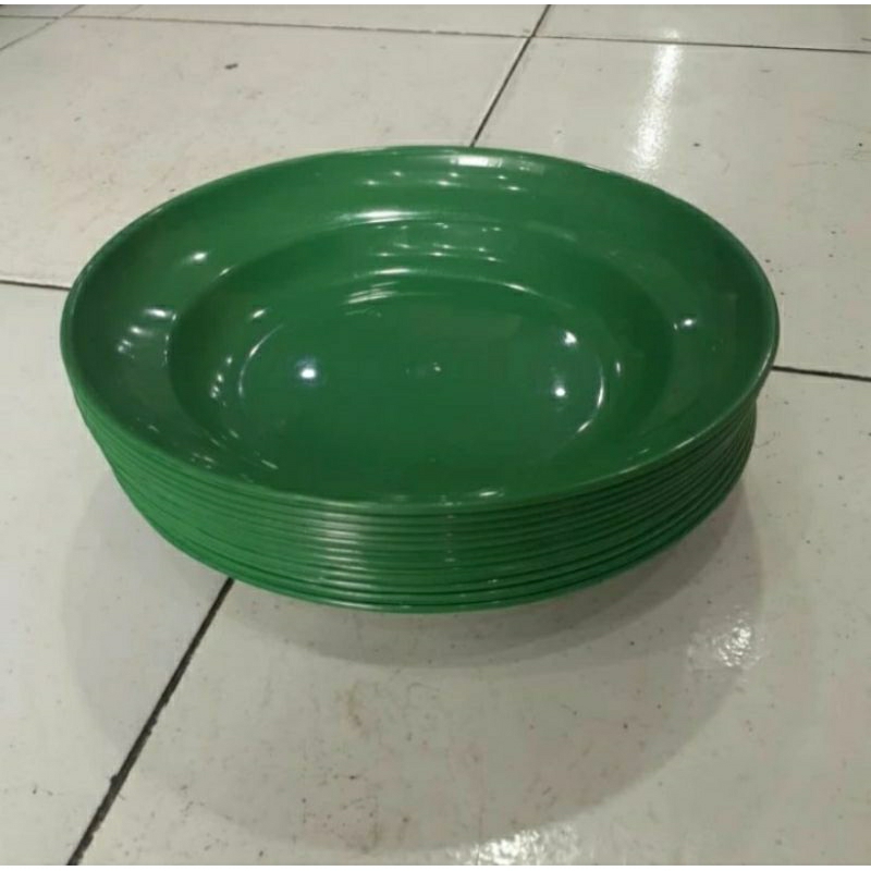 Piring Makan Plastik Mls Piring Makan Plastik 12pcs