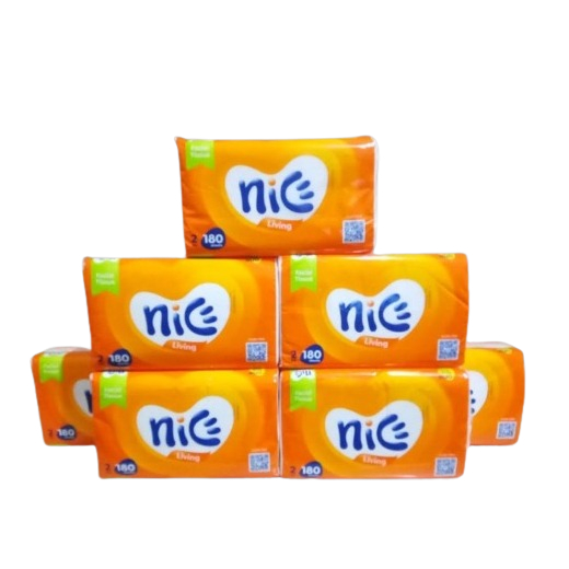 ARJUNA Tissue Tisu Nice 180 Sheets isi 5 pack / Tissue Tissu Jolly 200 Sheets isi 4 pack