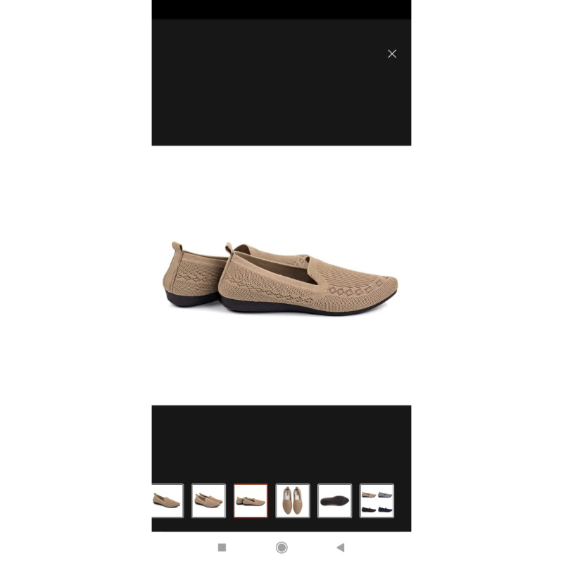 Sepatu Flatshoes Wanita Rajut import