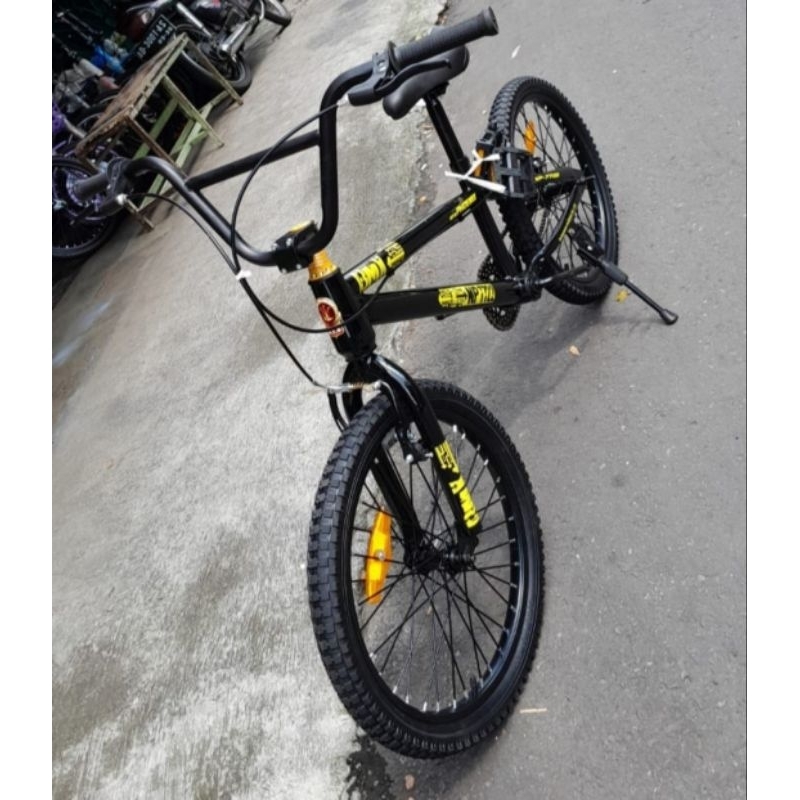SEPEDA ANAK BMX PHOENIX 20 INCH HITAM KUNING HARGA PROMO