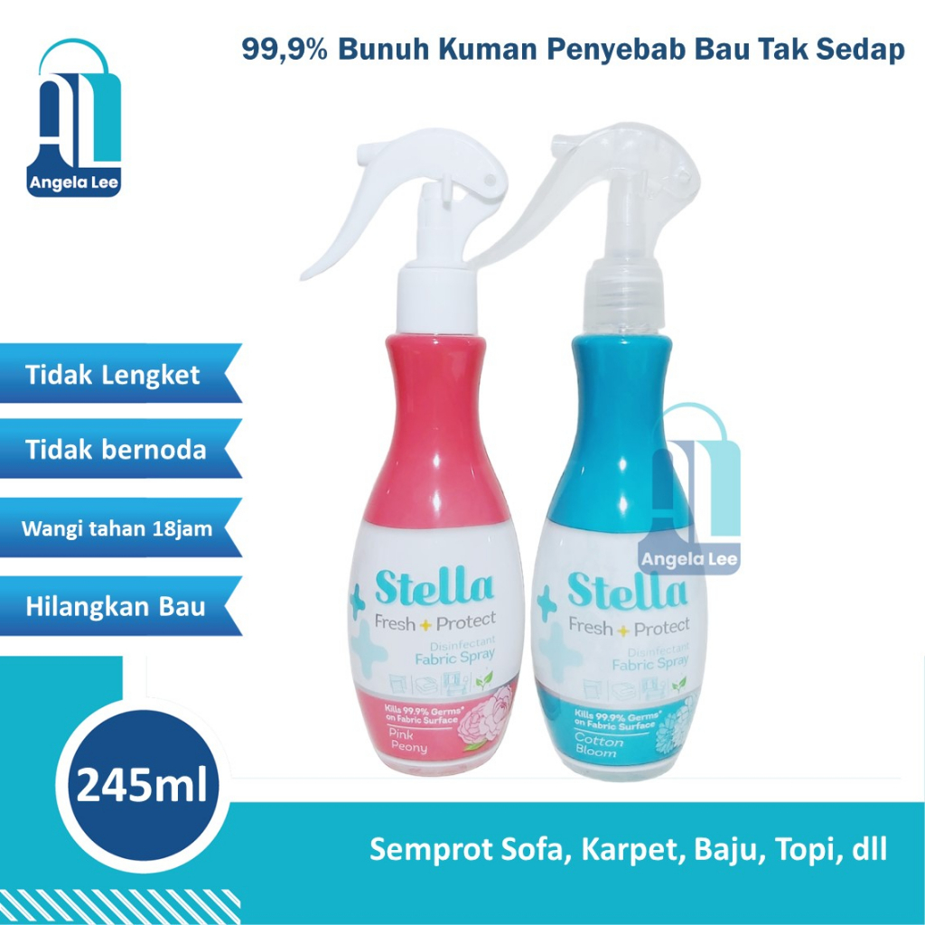 Stella Fabric Spray Semprot brg bahan kain membunuh bakteri penyebab bau