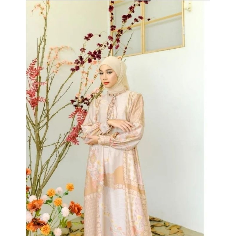 Boho Series Dress Muslim - Nude - MUDA