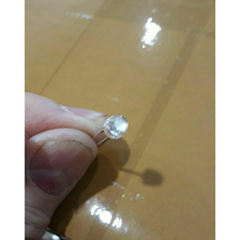 LED MERAH 5MM MODEL PENDEK CAHAYA SUPER TERANG JUAL PER/100PCS