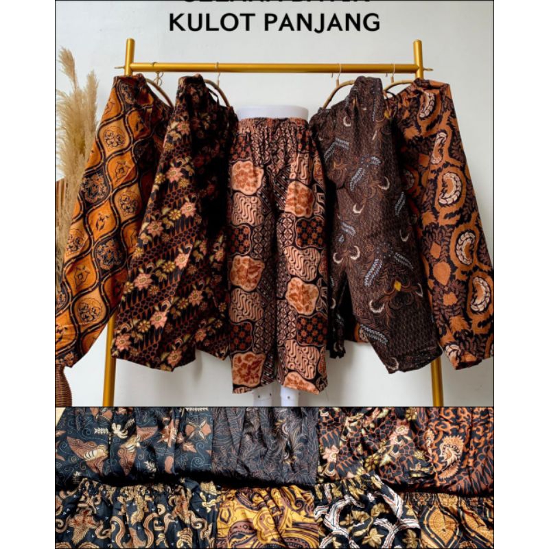 Celana Kulot Batik Jumbo Katun Rayon Lembut Premium Unisex Pria Wanita Premium