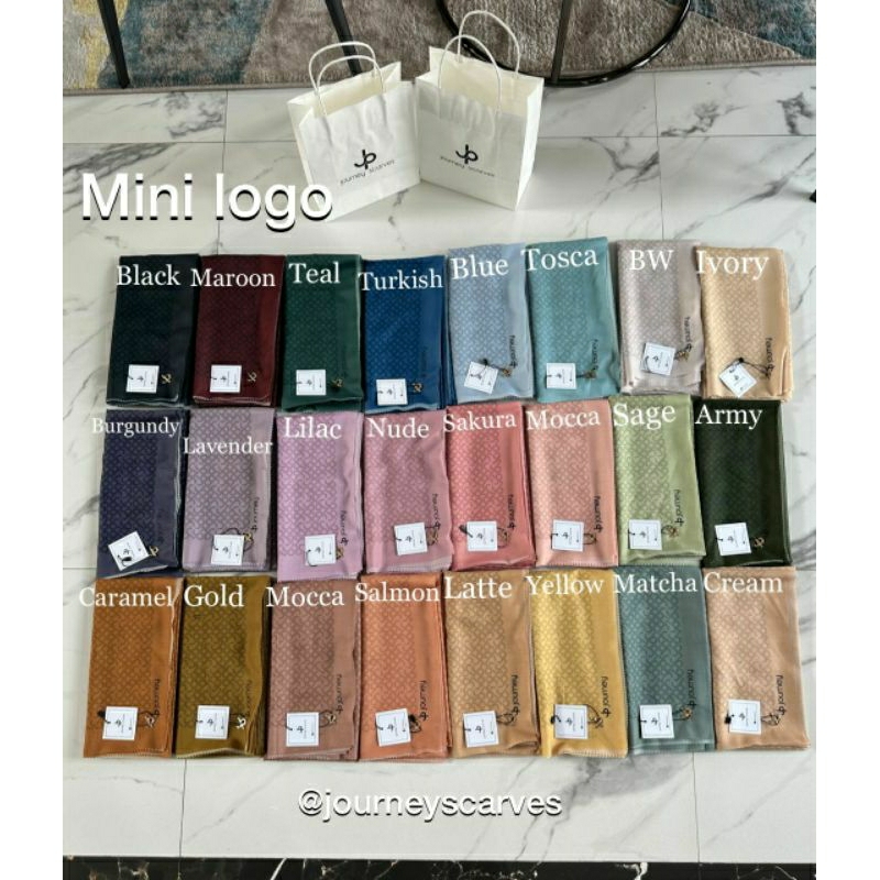Hijab Mini logo Journey scarves RH