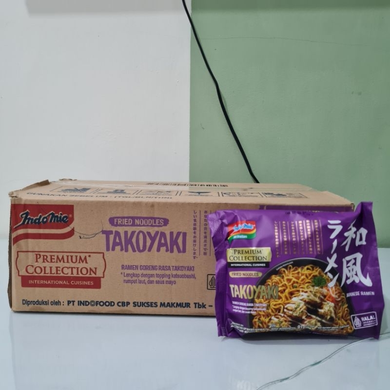 

INDOMIE TAKOYAKI 1 DUS / PREMIUM COLLECTION / INDOMIE GORENG / MIE INSTANT / INDOMIE TORIMISO / SHOYU / TAKOYAKI / RAMEN / JAPANESE RAMEN