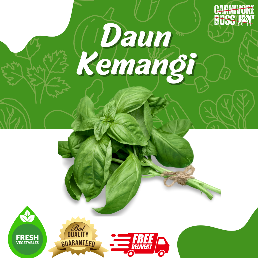 

DAUN KEMANGI SUPER FRESH PER IKAT / KEMANGI / SAYUR