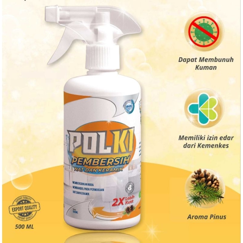 Polki Pembersih Nat Keramik 500 ml / Cairan Pembersih Keramik Polki / Pembersih Nat Keramik Lantai