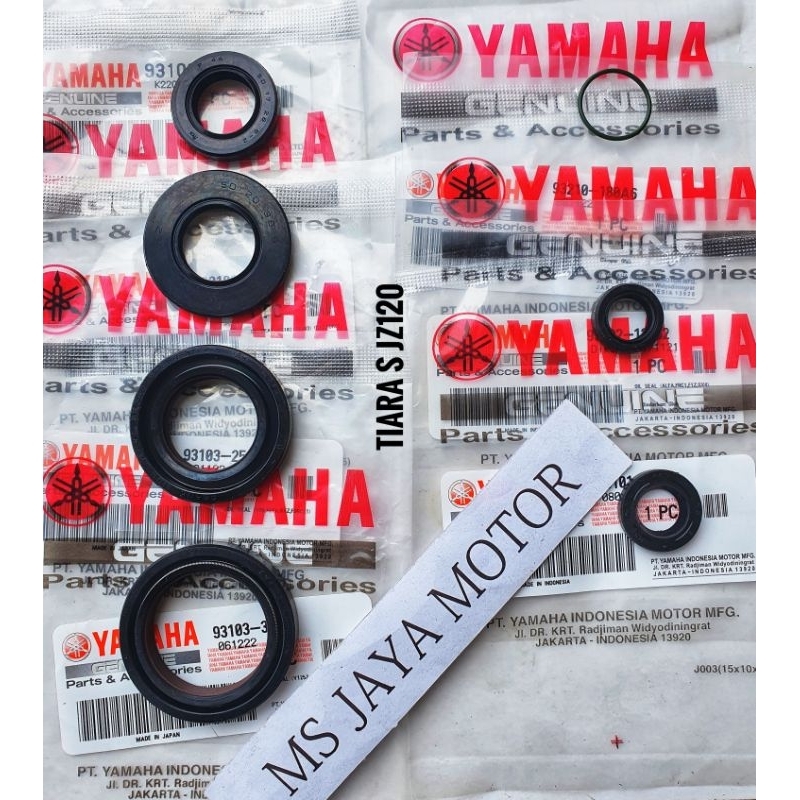 SEAL SIL MESIN FULLSET FULL SET ORI YAMAHA TIARA ORI ORIGINAL
