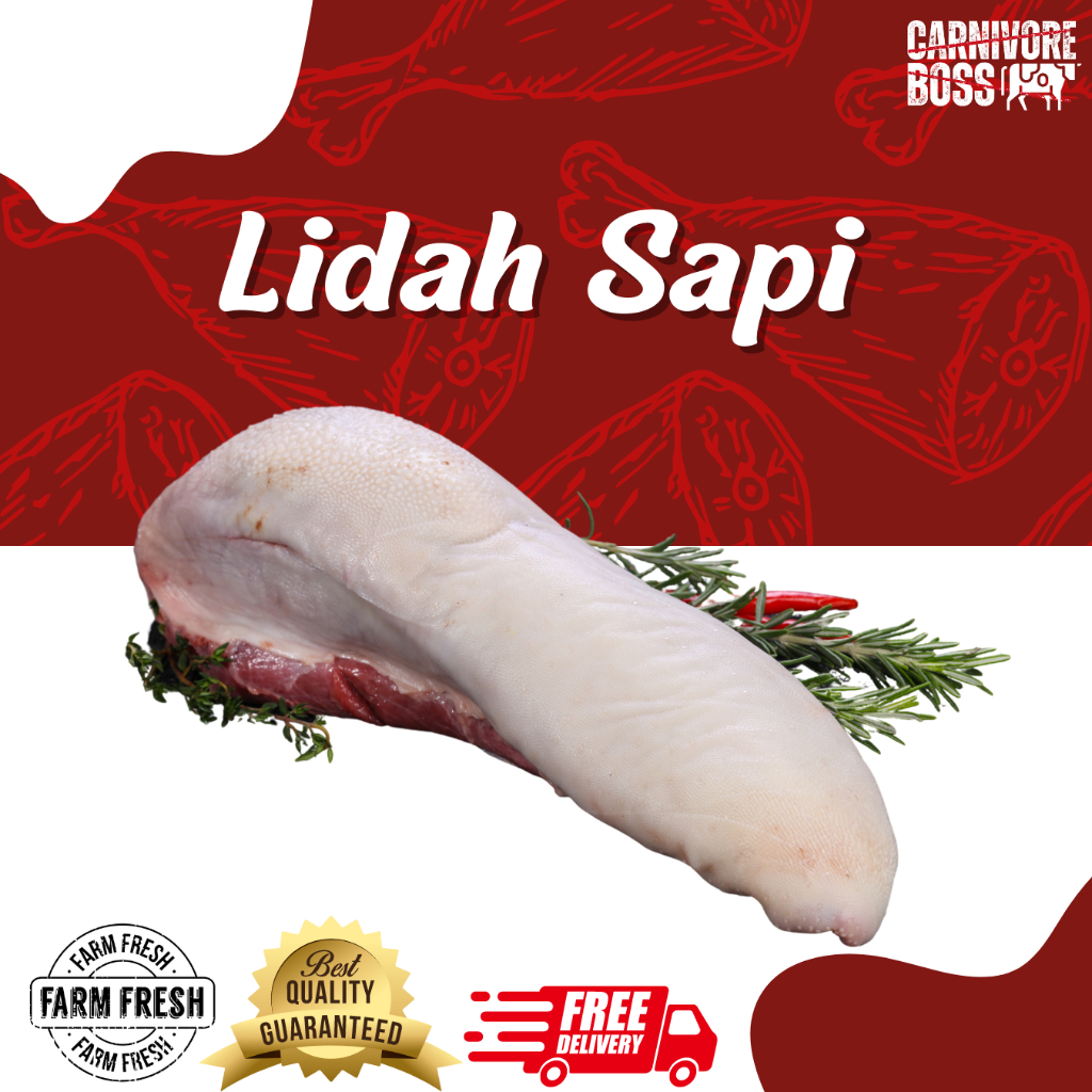 

LIDAH SAPI SUPER FRESH / LIDAH SAPI / OX TONGUE / DAGING SAPI