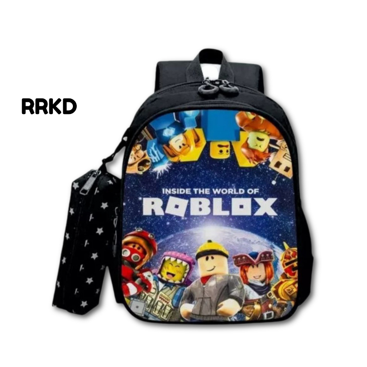 Tas sekolah ransel punggung anak laki laki perempuan karakter GAME ROBLOX kelas SD TK PAUD