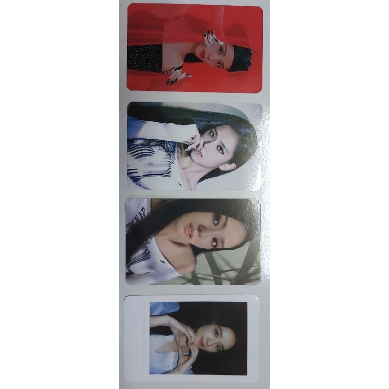 Photocard Jisoo Blackpink Album ME ( YG Select Bennefit ) Set isi 4 Pcs Original
