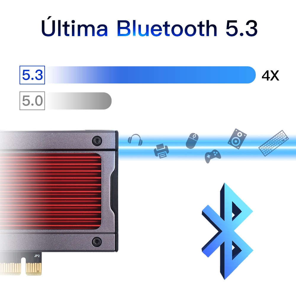 Fenvi FV-AXE3000 Intel WiFi 6E AX210 Tri-band 2.4G/5G/6Ghz 5374Mbps Bluetooth 5.3 PCIe RGB