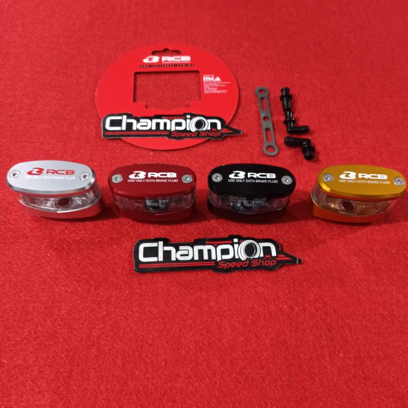Brake Fluid Tank Tabung Minyak Rem RCB Racing Boy A2 Oval Universal