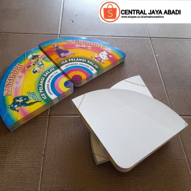 

100 LEMBAR KERTAS ES SALJU VIRAL | BUNGKUS KERTAS ES PELANGI PRODUK TERBARU | KEMASAN ES KAKIGORI BAHAN IVORY PUTIH HIGH QUALITY | CONTONG ES SERUT | ARINA SHIVA GROUP 48