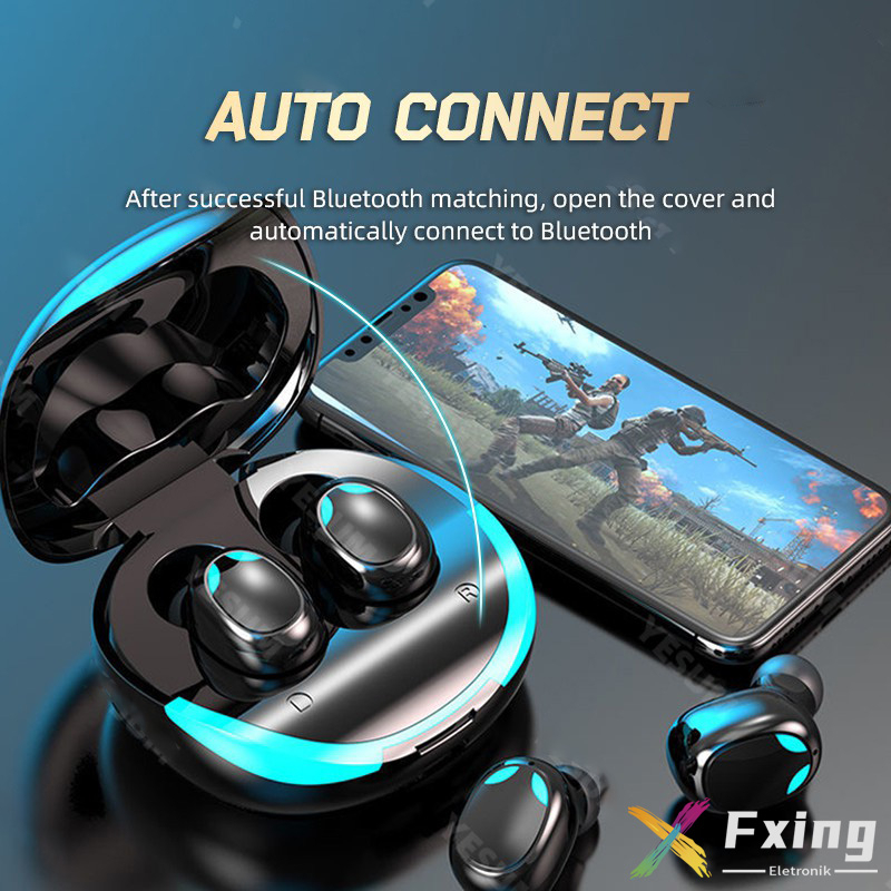 【BT030】Fxing S11 New Gaming Wireless Bluetooth low-latency Earphone TWS Headset Hoise-cancelling HD Calling Long Battery Life