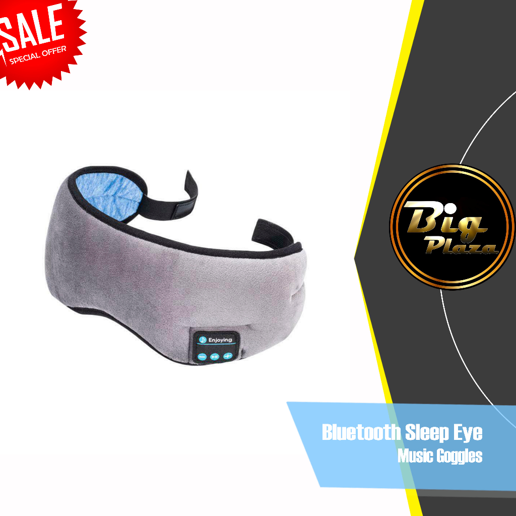 Bluetooth Sleep Eye Music Goggles Penutup Mata Dengan Speaker 0889