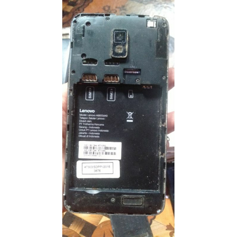 mesin hp lenovo A6600d40 mesin yala normal