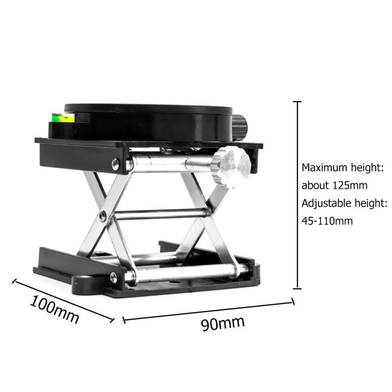 Adapter Laser Level 360° Ukuran 1/4 Inch Bracket Dudukan Laser Level Dapat diangkat Bracket Dudukan Untuk Laser Level