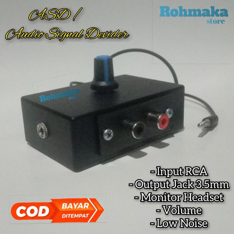 ALAT REKAM MIXER KE HP INPUT RCA / ASD / AUDIO SIGNAL DEVIDER / FILTER RECORDING