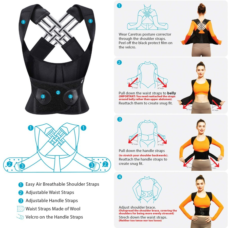 Posture Corrector Belt / Penyangga Punggung Generasi ke 3