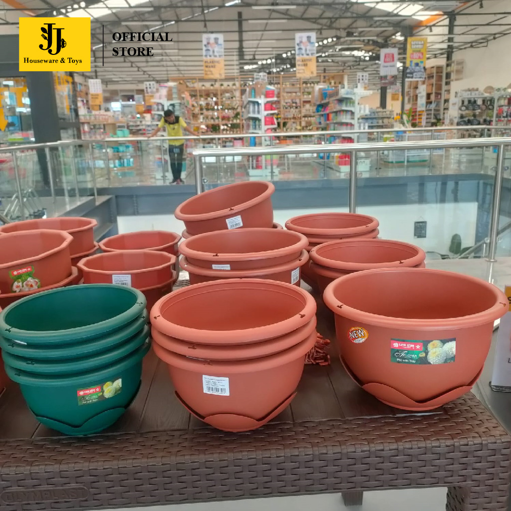 LION STAR CLOVER FLOWER POT ( Pot Bunga Outdor )