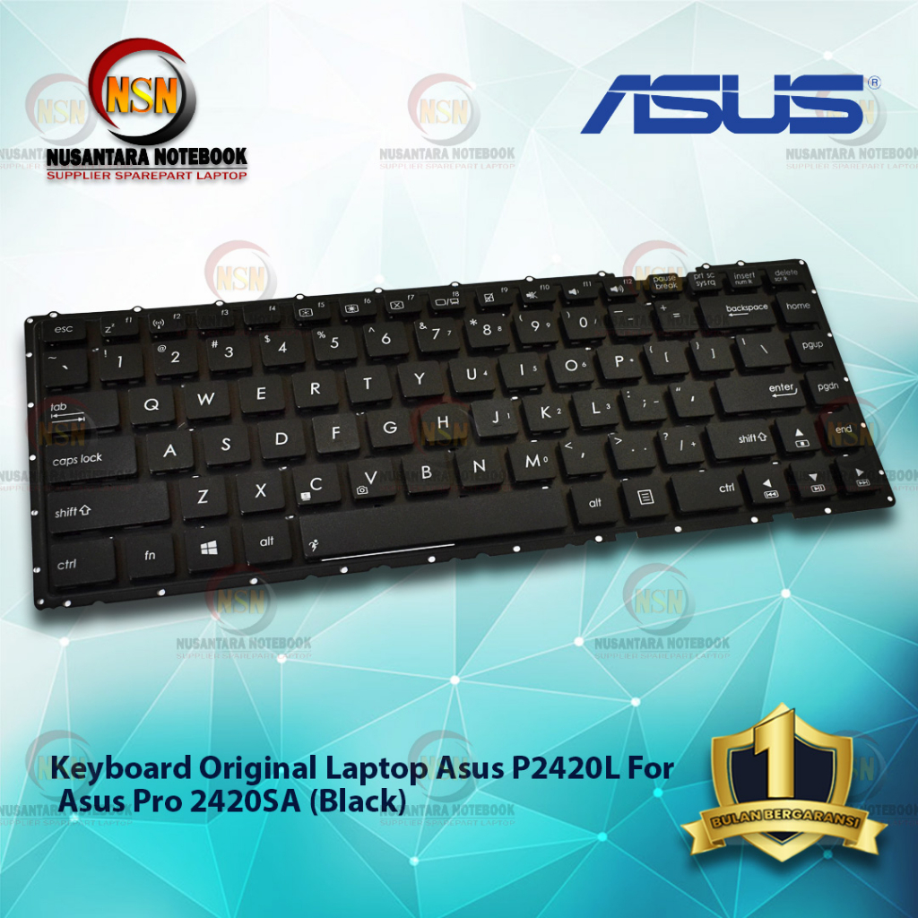 Keyboard Laptop Original Asus P2420L for Laptop Asus Pro 2420SA (Black)