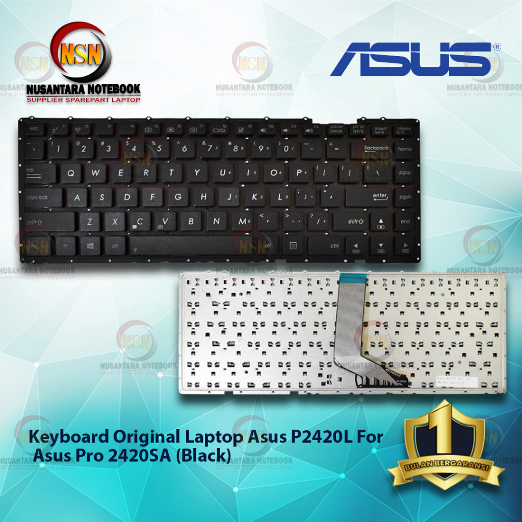 Keyboard Laptop Original Asus P2420L for Laptop Asus Pro 2420SA (Black)