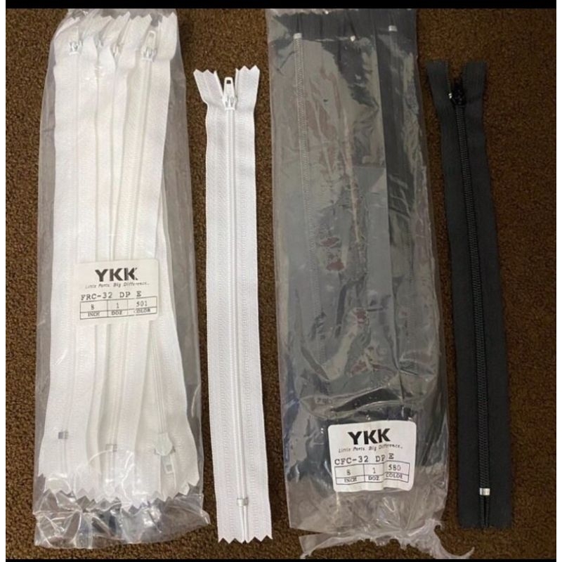 Seleting Merk YKK 6” 7” 8&quot; / Seleting Merk YKK 8 inch / sleting celana / sleting tas / sleting